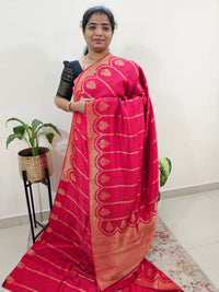 Semi Kathan Silk Saree - Red