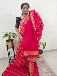 Semi Kathan Silk Saree - Red