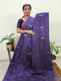 Chinnalampattu Saree with Blouse -  Purple with Sea Green
