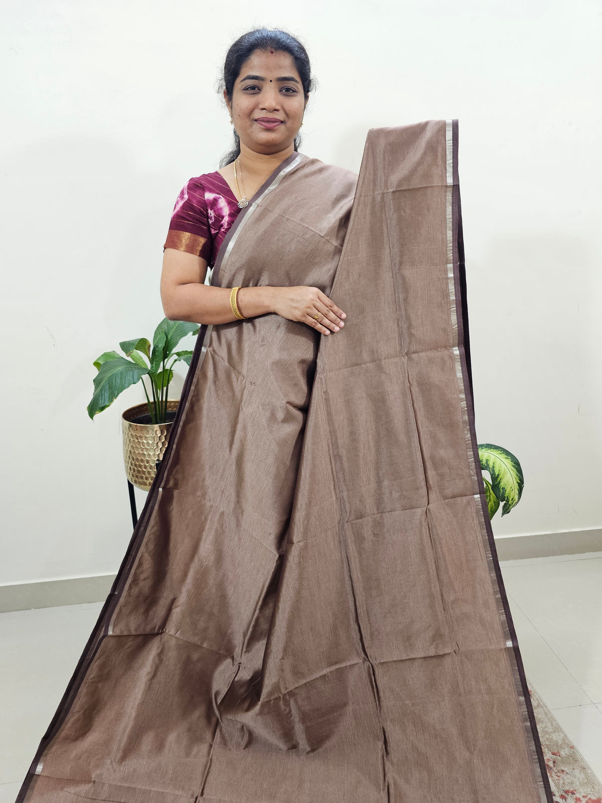 Mangalagiri Silk Cotton - Beige