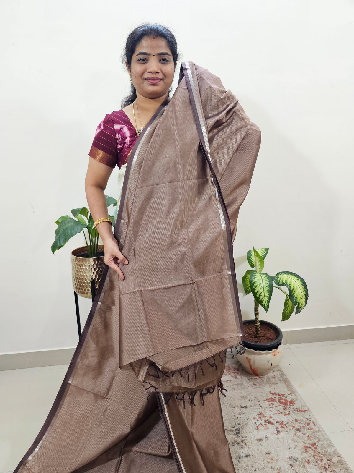 Mangalagiri Silk Cotton - Beige