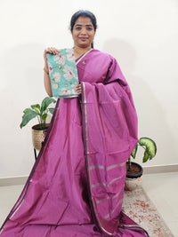 Mangalagiri Silk Cotton - Onion Pink