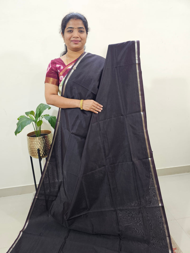 Mangalagiri Silk Cotton - Dark Brown