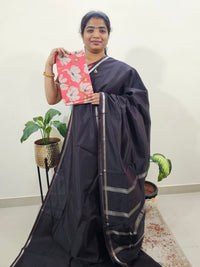 Mangalagiri Silk Cotton - Dark Brown