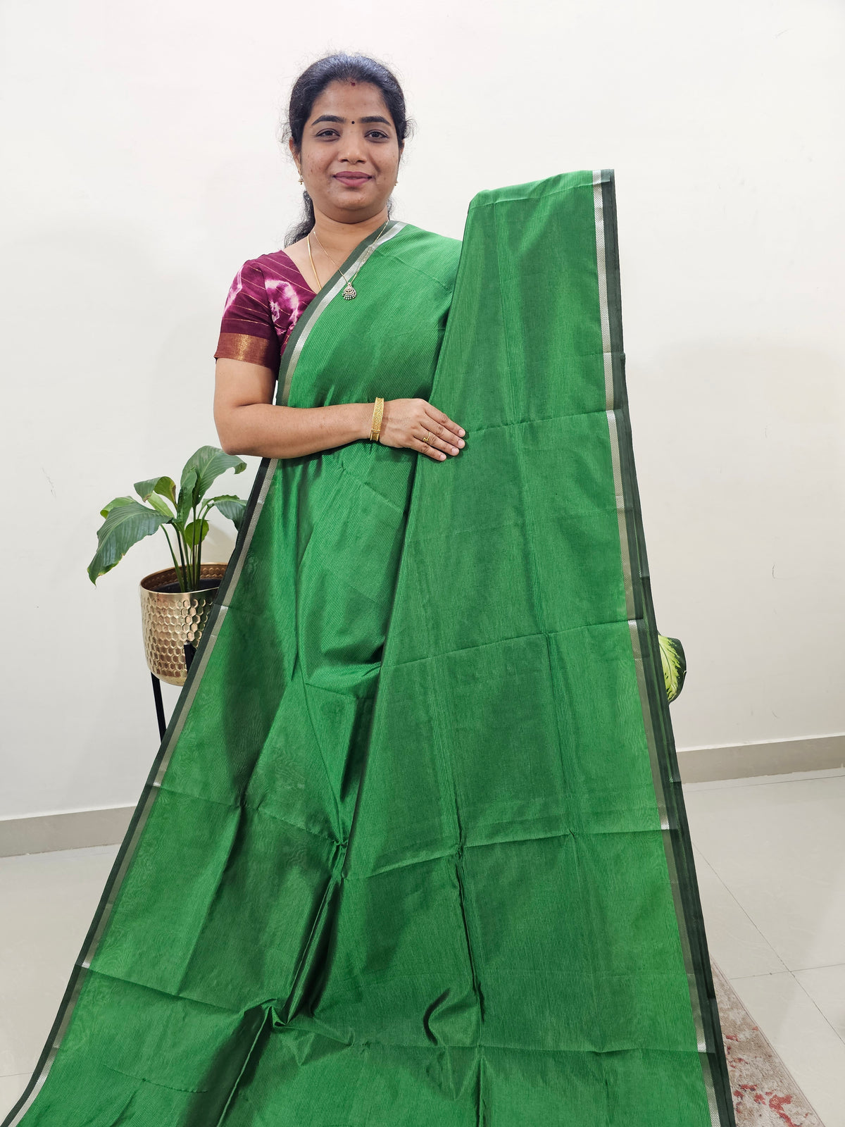 Mangalagiri Silk Cotton - Green