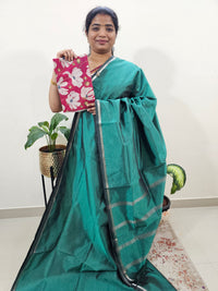 Mangalagiri Silk Cotton - Sea Green