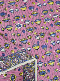 Cotton Kalamkari Saree - Pink