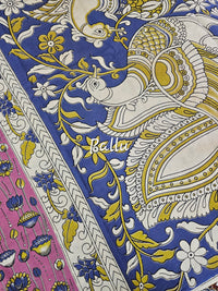 Cotton Kalamkari Saree - Pink