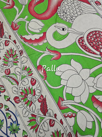 Cotton Kalamkari Saree - Multi Shade Kalamkari