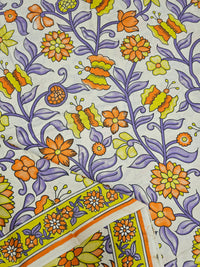 Cotton Kalamkari Saree - Multi Shade Kalamkari