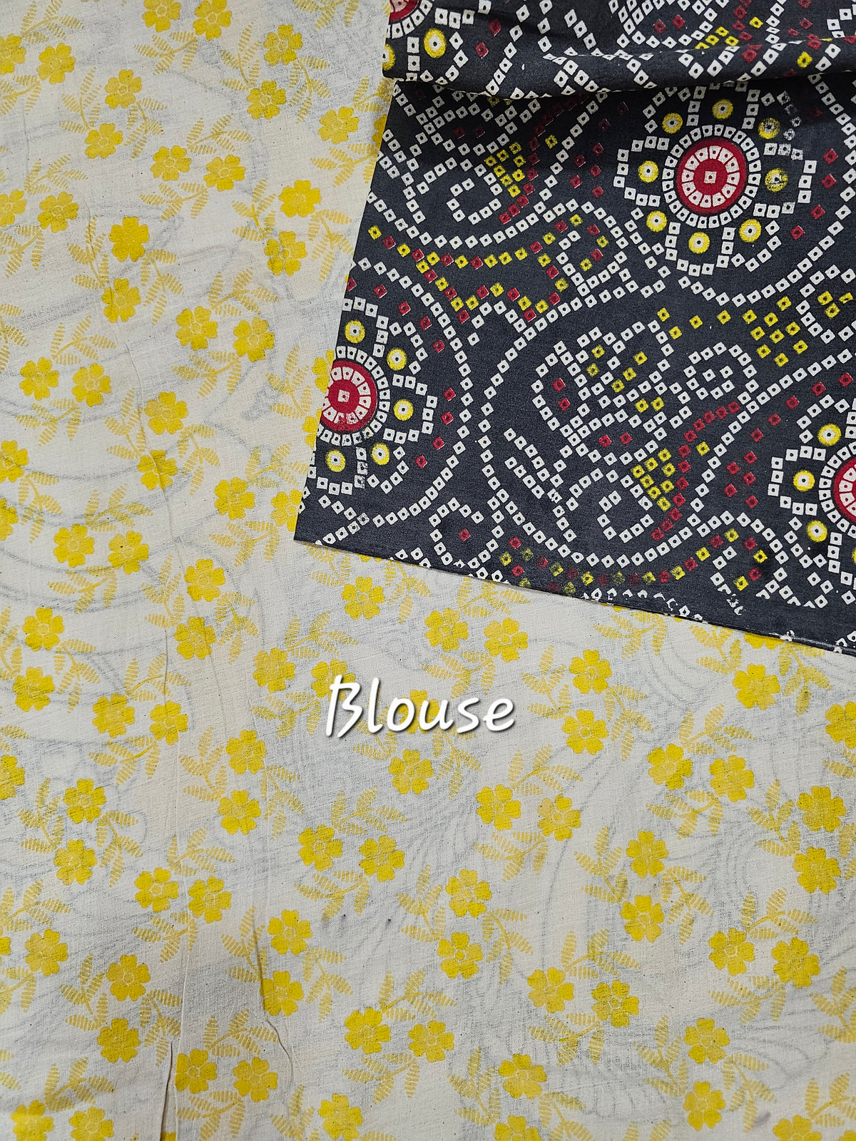 Cotton Kalamkari Saree - Black