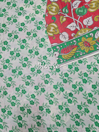 Cotton Kalamkari Saree - Red