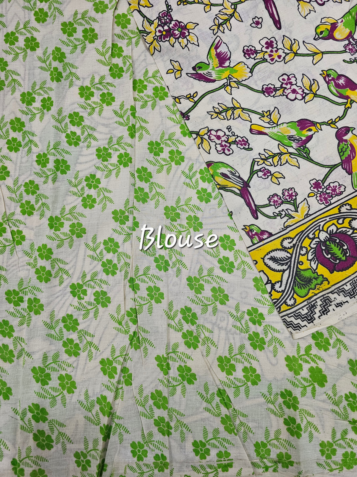 Cotton Kalamkari Saree - Multi Shade