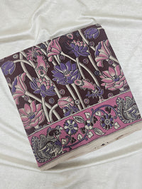 Cotton Kalamkari Saree - Maroon