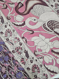 Cotton Kalamkari Saree - Maroon