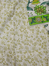 Cotton Kalamkari Saree - Green