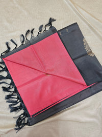 Chinnalampattu Saree - Pink with Grey