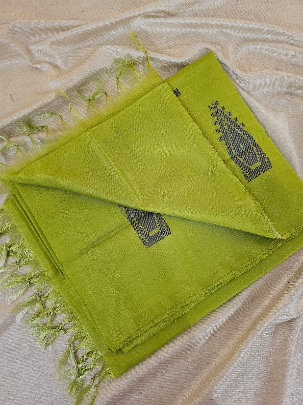 Chinnalampattu Saree - Parrot Green