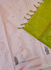 Chinnalampattu Saree - Pink with Green