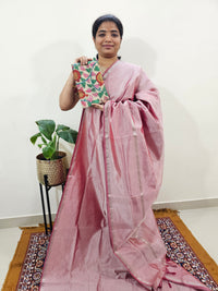 Mangalagiri Silk Cotton - Onion Pink