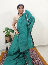 Mangalagiri Silk Cotton - Dark Sea Green