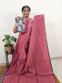 Mangalagiri Silk Cotton - Onion Pink