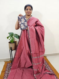 Mangalagiri Silk Cotton - Onion Pink