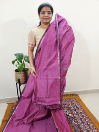 Mangalagiri Silk Cotton - Magenta Pink