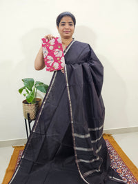 Mangalagiri Silk Cotton - Dark Brown