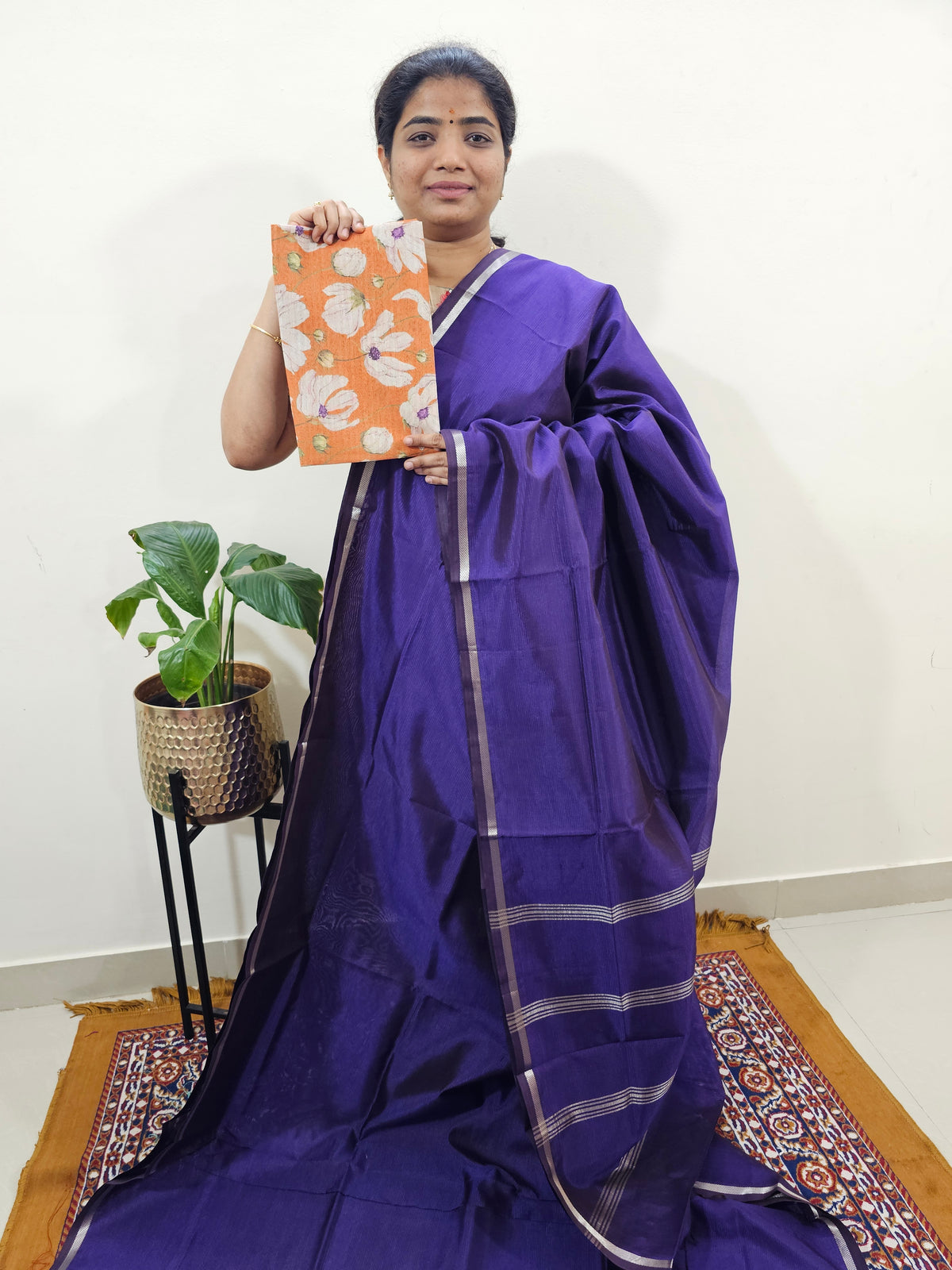 Mangalagiri Silk Cotton - Purple