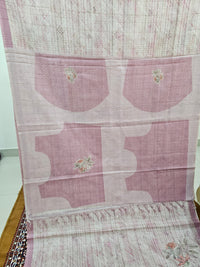 Soft Semi Tussar - Pink
