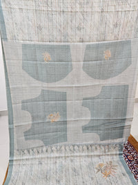 Soft Semi Tussar - Sea Green
