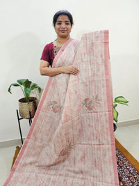 Soft Semi Tussar - Peach