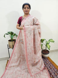 Soft Semi Tussar - Peach