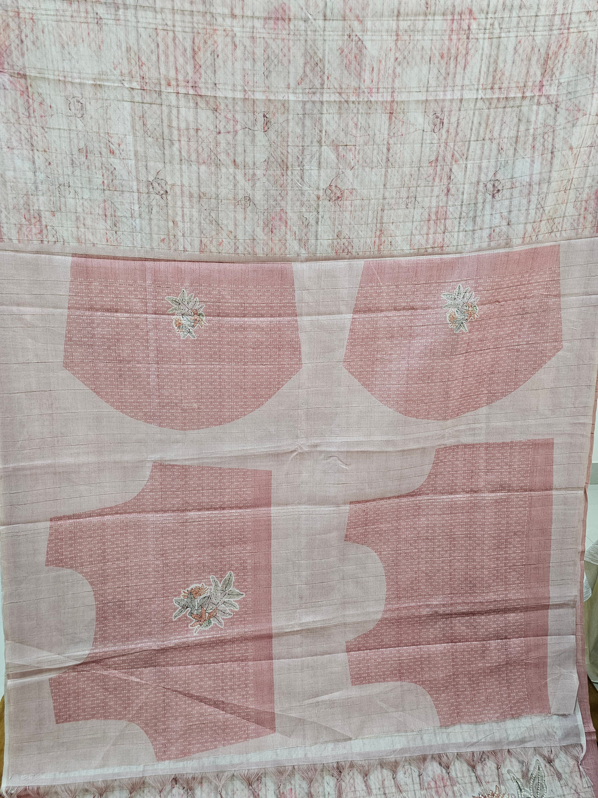 Soft Semi Tussar - Peach