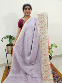 Soft Semi Tussar - Lavender