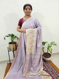 Soft Semi Tussar - Lavender
