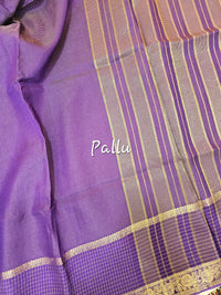 Semi Viscous Crepe Silk Saree - Purple