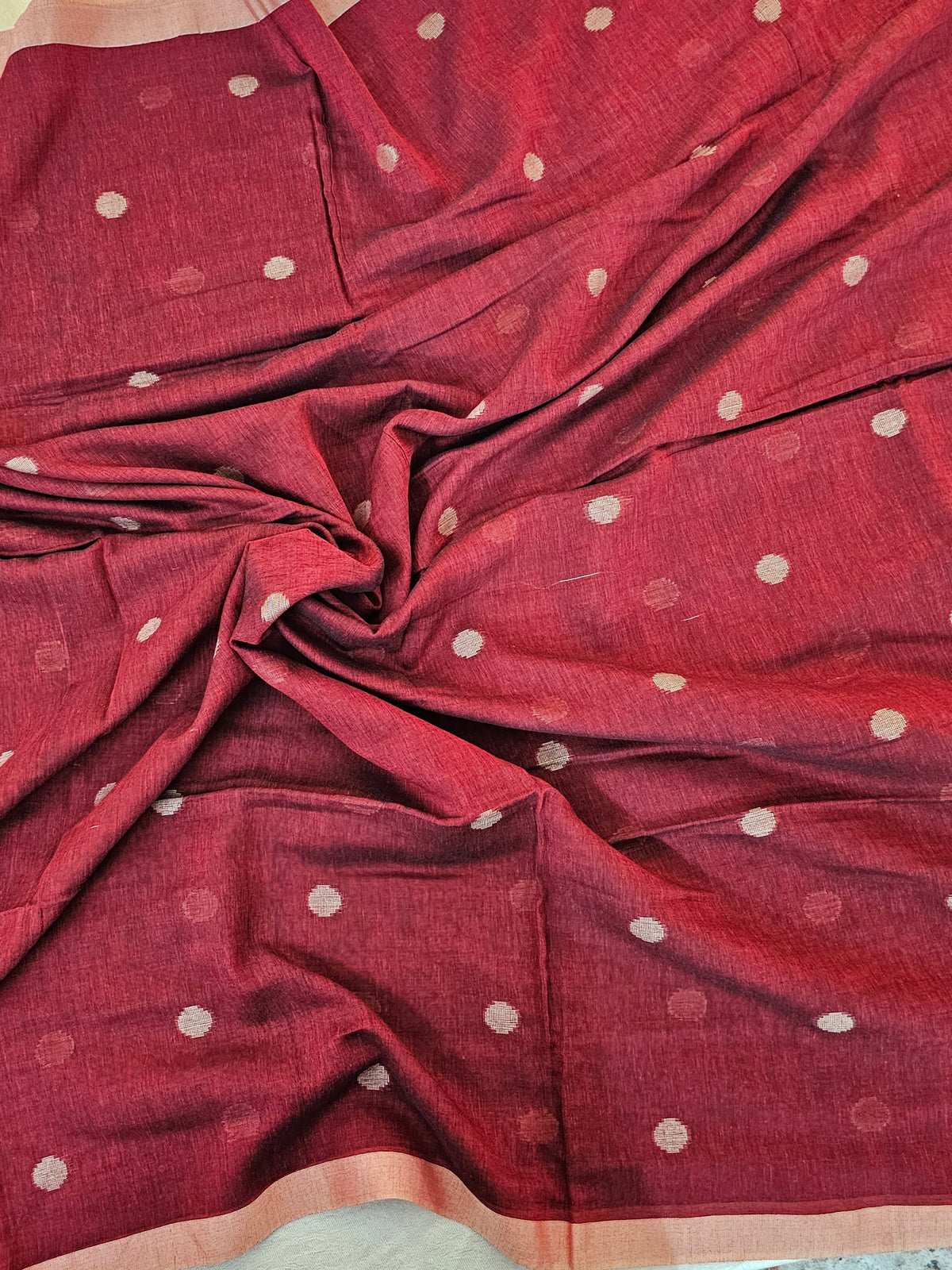 Khadi Cotton - Red
