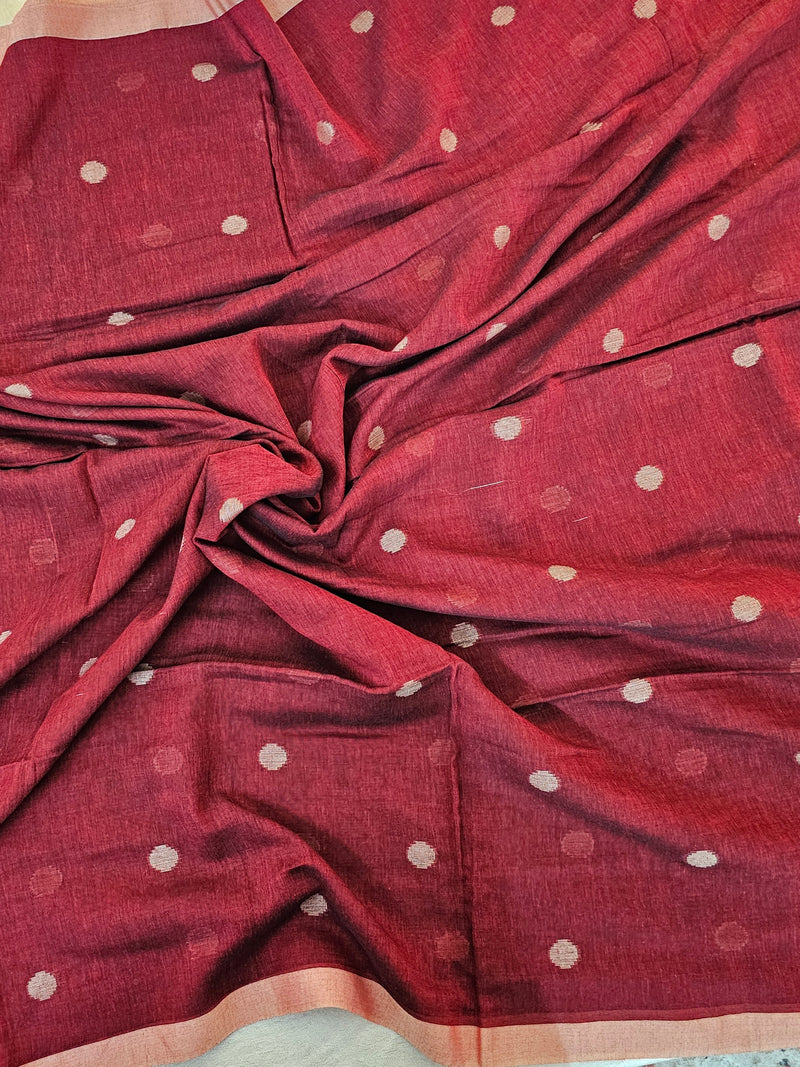 Khadi Cotton - Red