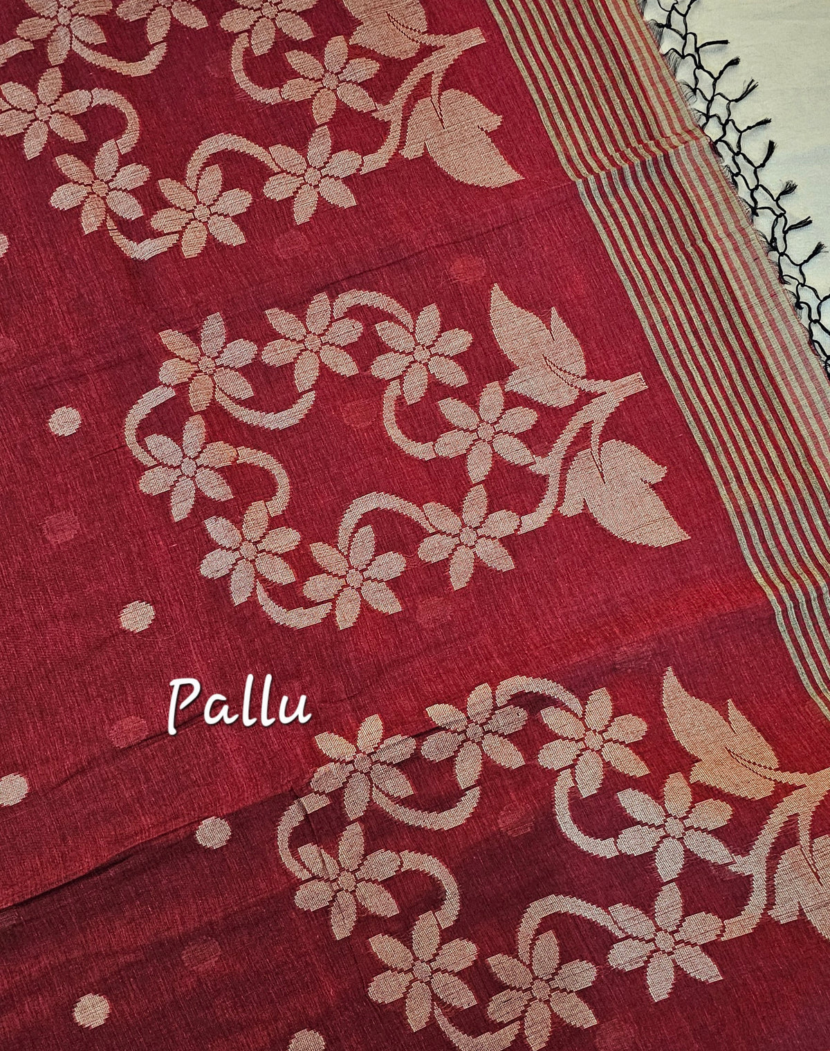 Khadi Cotton - Red