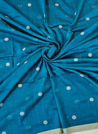 Khadi Cotton - Peacock Blue
