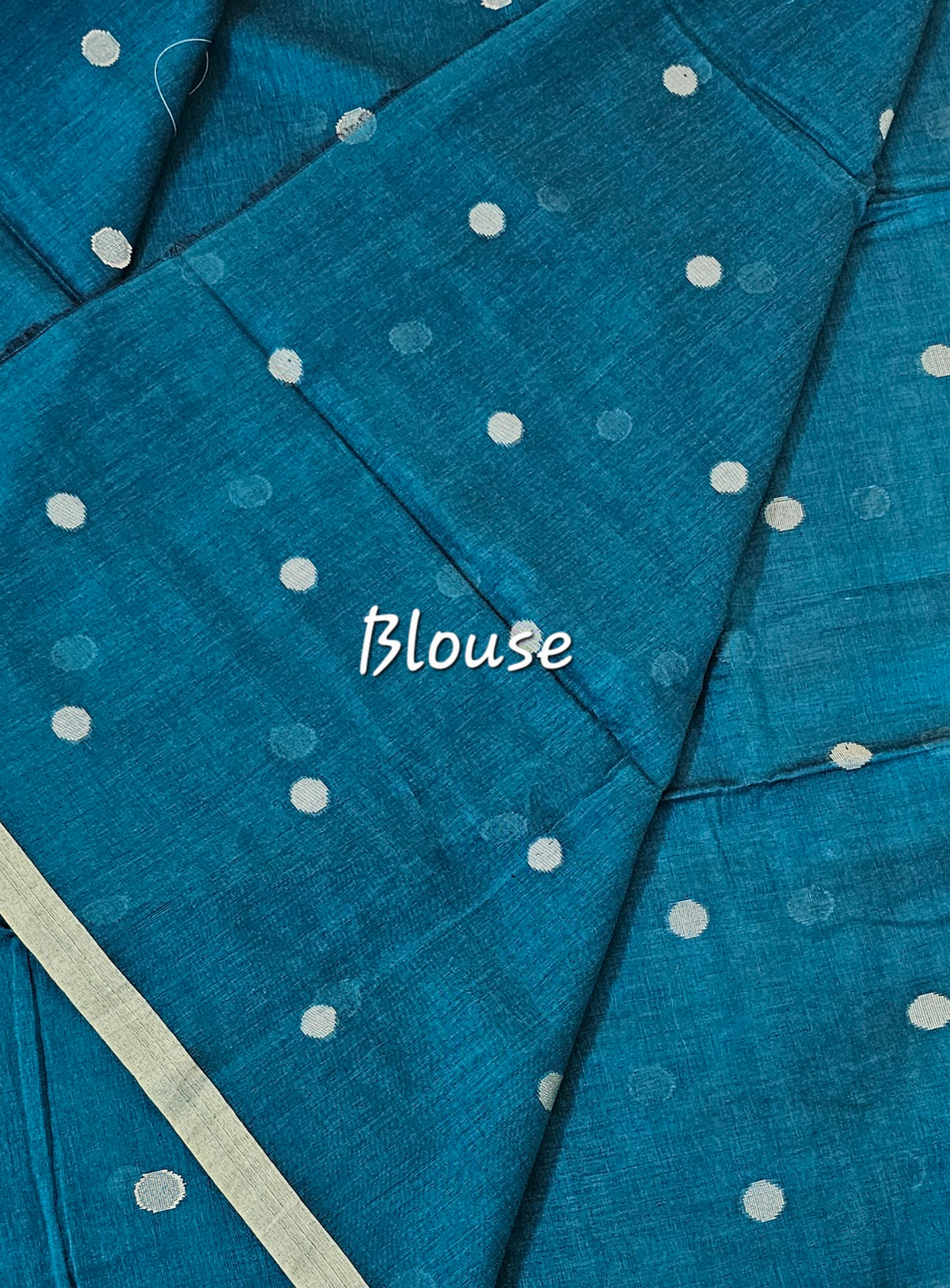 Khadi Cotton - Peacock Blue