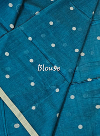 Khadi Cotton - Peacock Blue