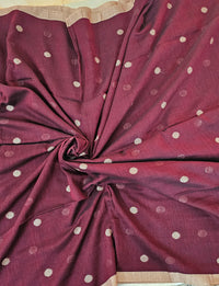 Khadi Cotton - Maroon