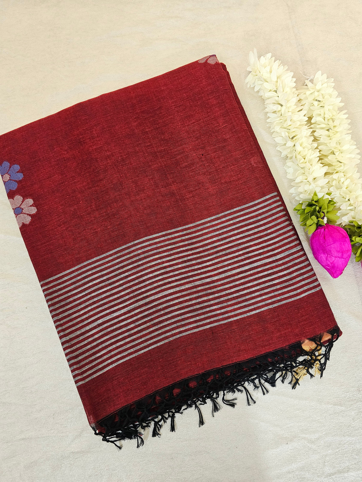 Khadi Cotton - Red