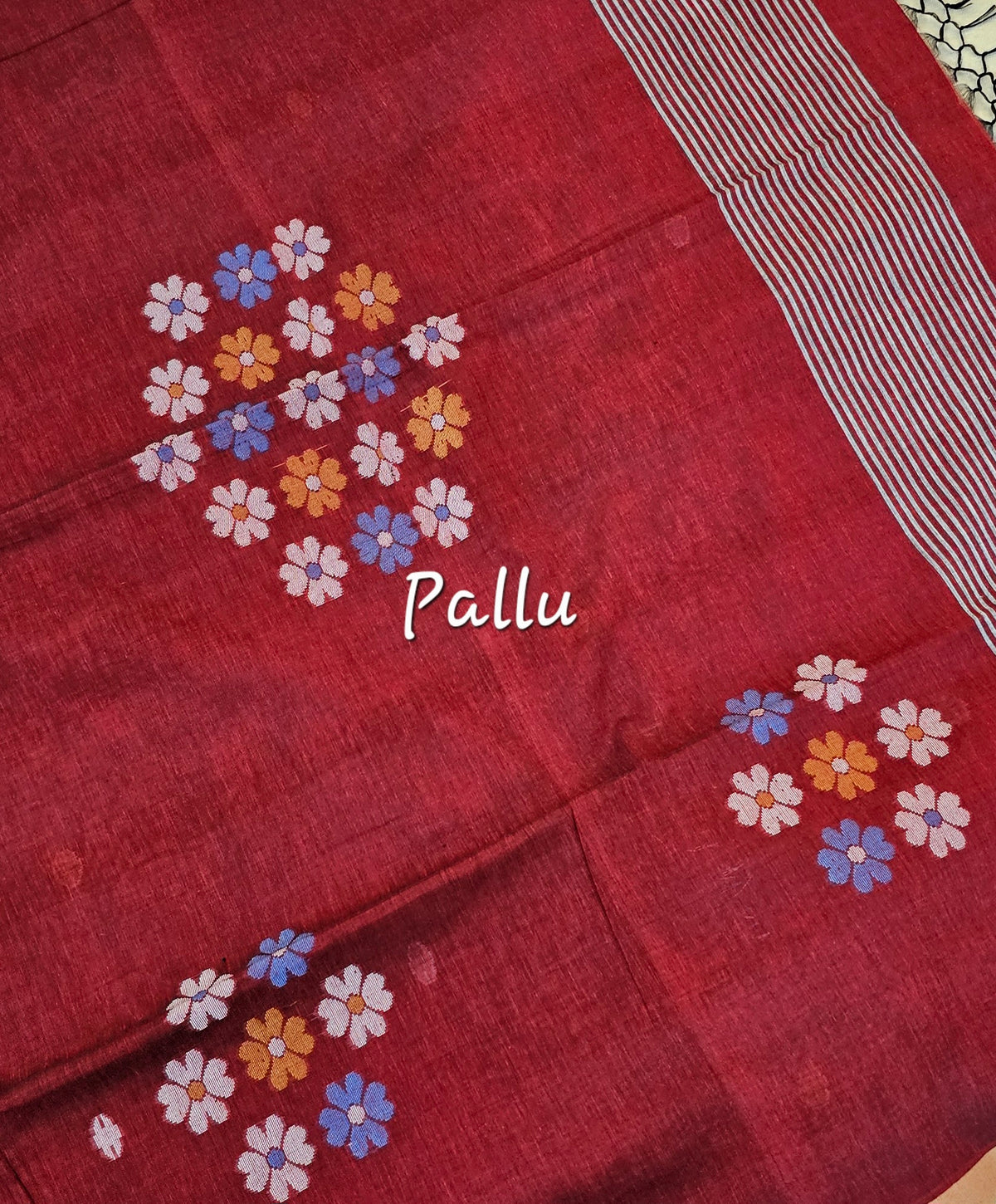 Khadi Cotton - Red