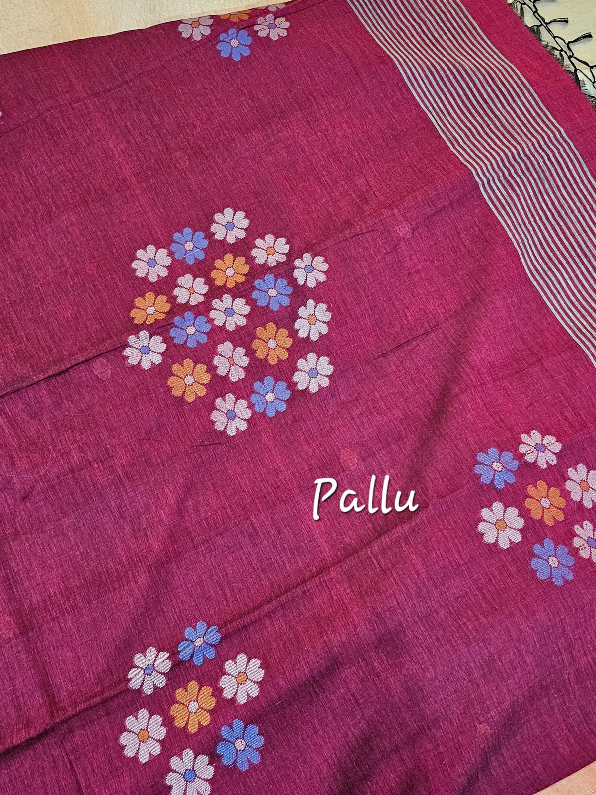 Khadi Cotton - Magenta Pink