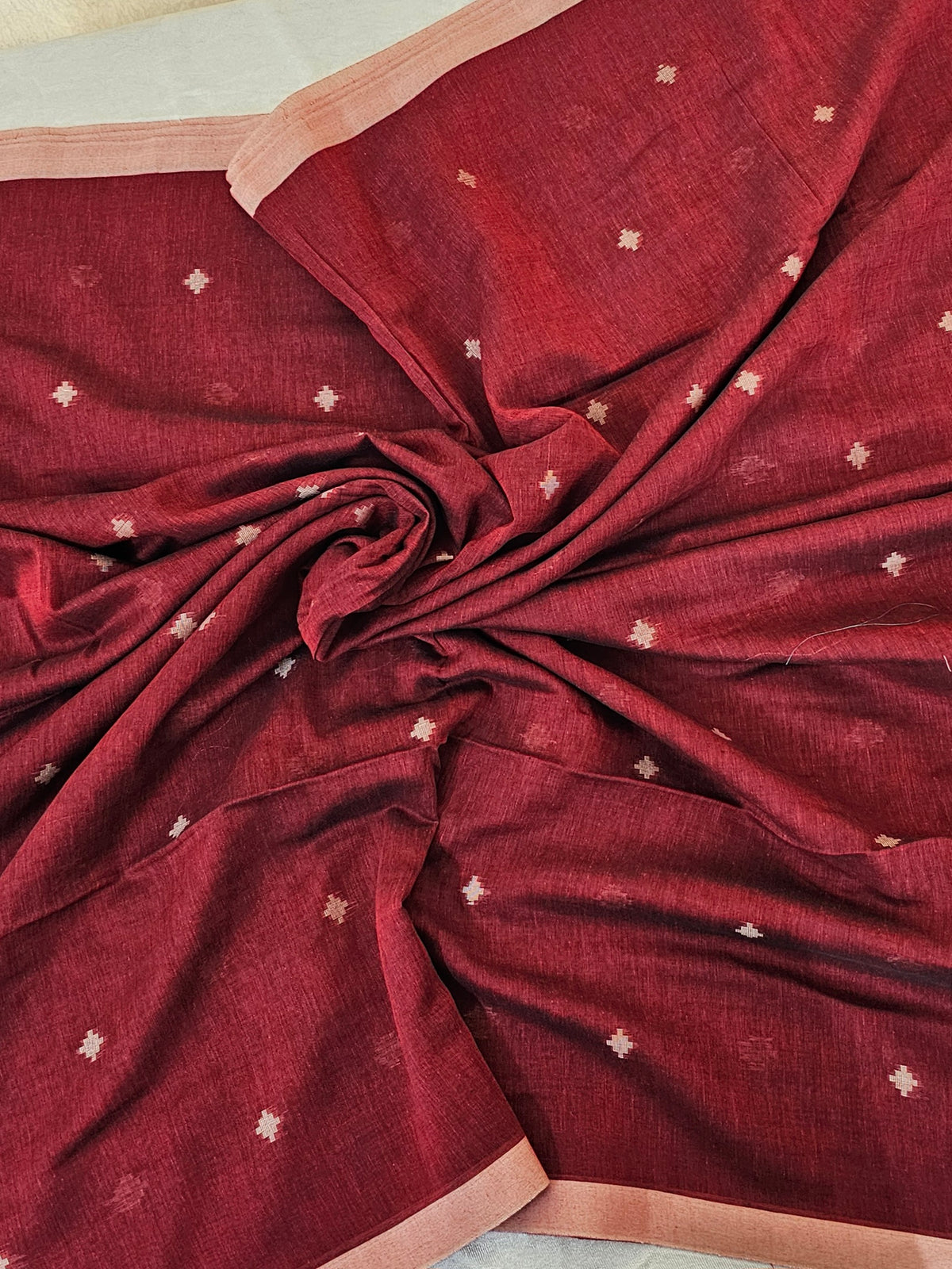 Khadi Cotton - Red