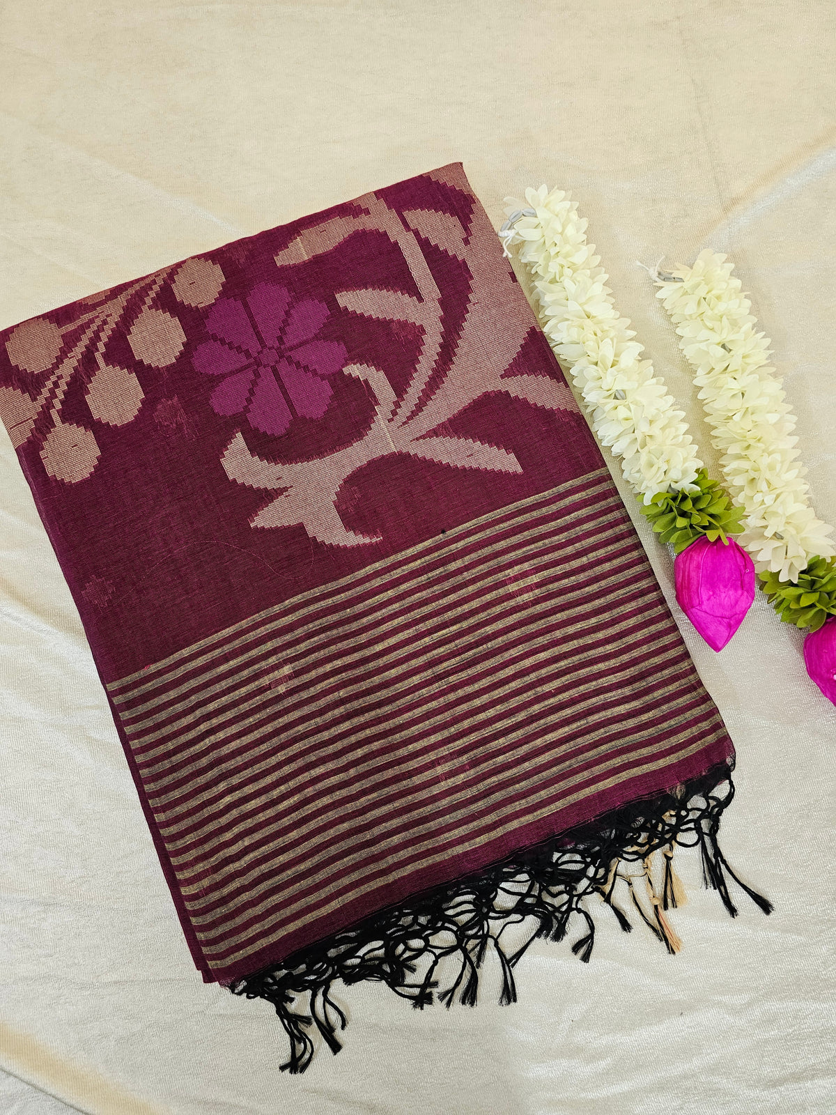 Khadi Cotton - Magenta Pink